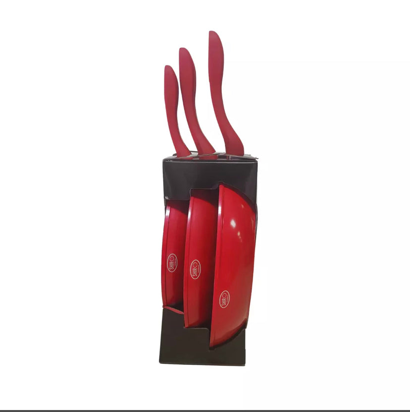 Conjunto de 3 frigideiras 20/24/28cm revestimento antiaderente em pedra