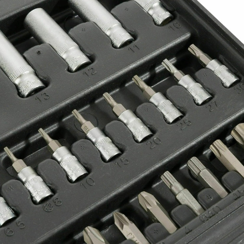Conjunto de chaves de catraca Extreme Tools ideal para bricolage, reparações ou trabalhos mecânicos