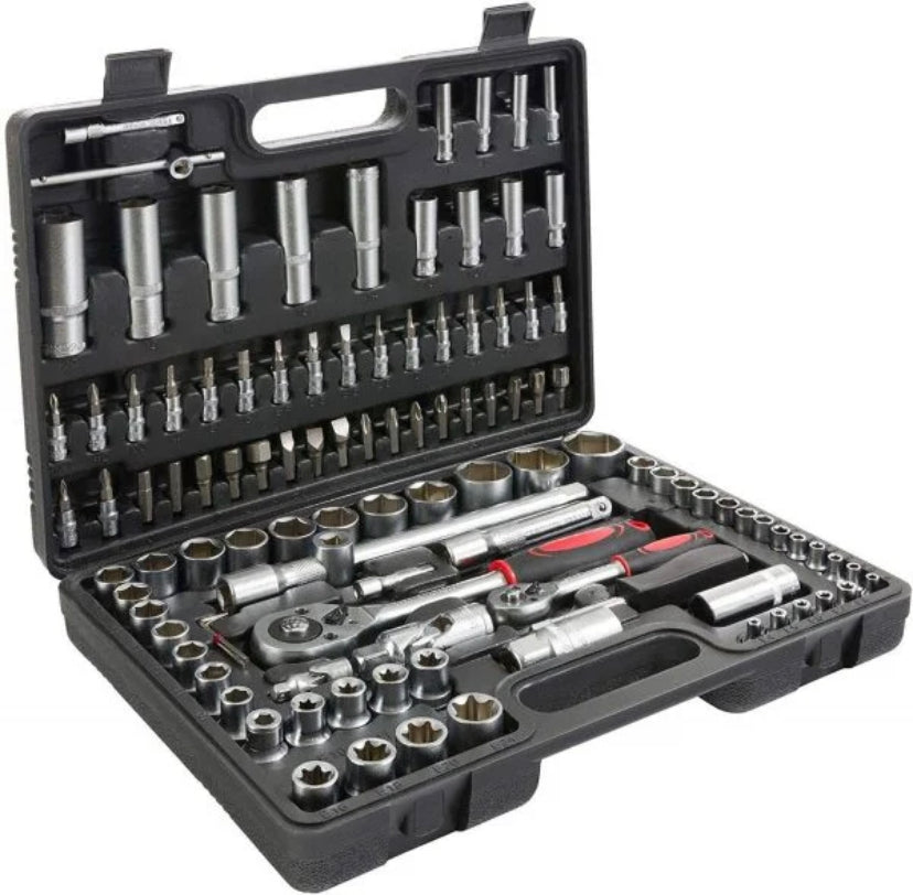 Conjunto de chaves de catraca Extreme Tools ideal para bricolage, reparações ou trabalhos mecânicos