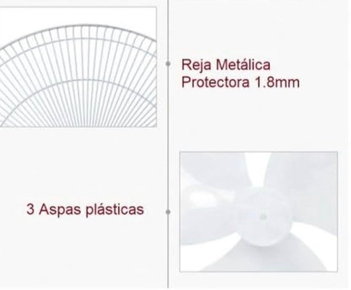 Pack de 2 ventiladores de pedestal Swiss Line de 16" e 60W com 3 velocidades
