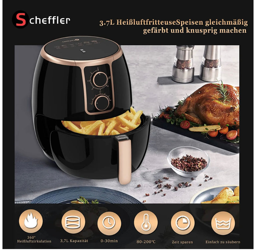 Fritadeira sem óleo 3,7Litros 1500W