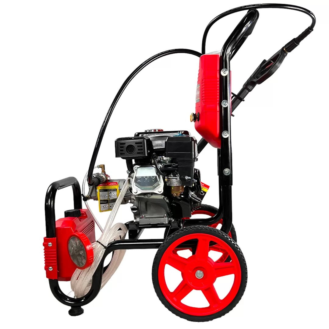 Lavadora de alta pressão profissional KRAFT MÜLLER a gasolina, motor a 4 tempos de 3600 PSI