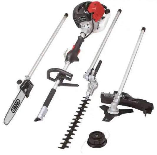 Corta-relva profissional a gasolina EXTREME TOOLS 4 em 1 com potência de 52 cc
