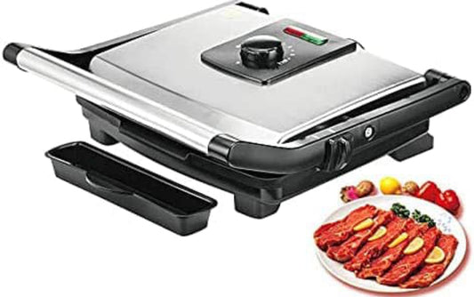Grelhador Elétrico Panini Sandwich Maker 2000W Regulador de Temperatura Superfície 34x30,2x8,7cm