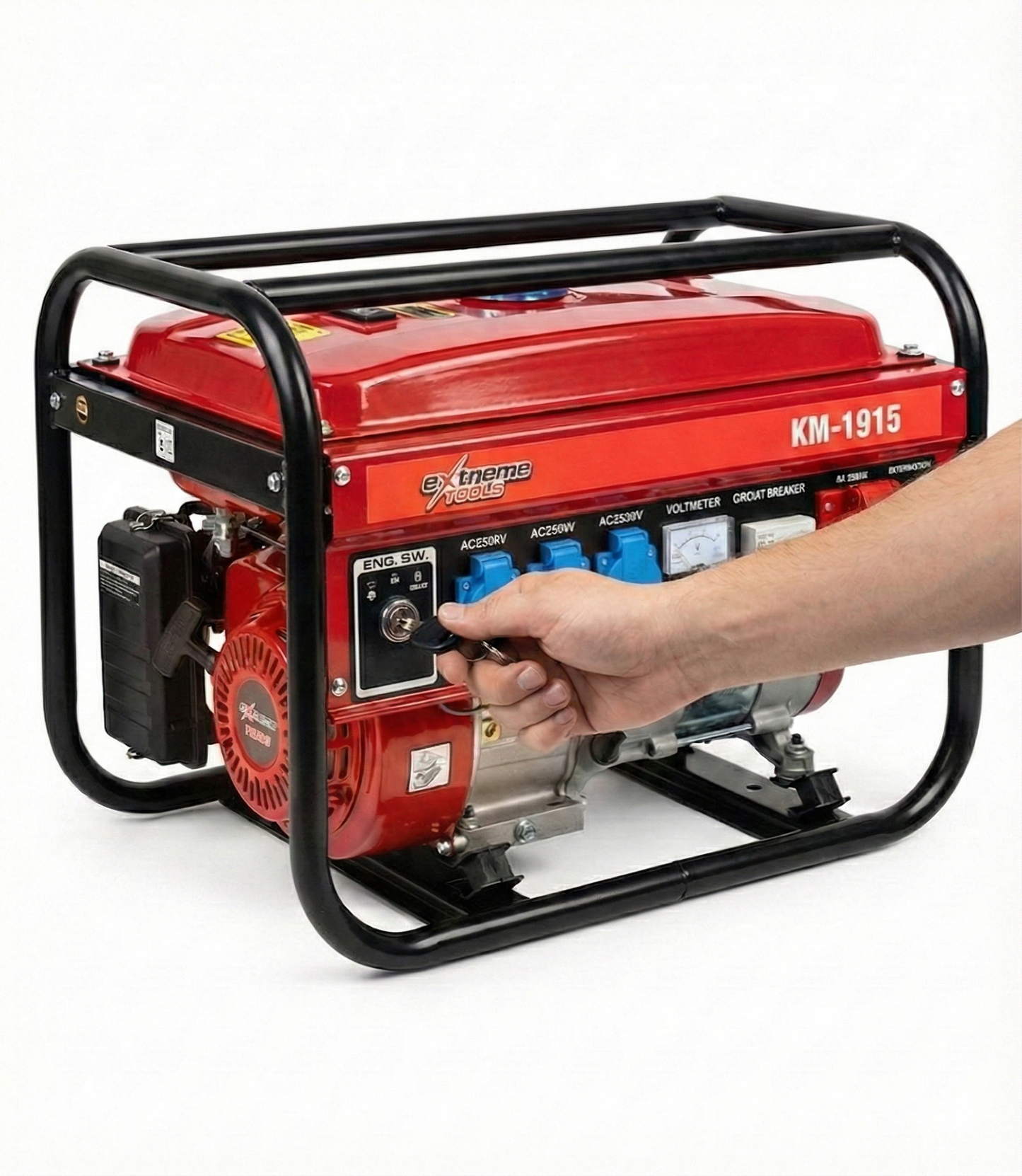 Gerador Elétrico a Gasolina Extreme Tools – 9500W motor 4 tempos trifásico e monofásico