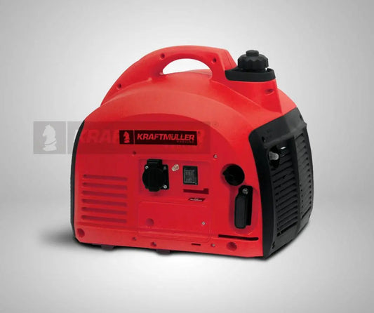 KRAFT MÜLLER Gerador elétrico INVERTER Gasolina 2000W Capacidade máx. Baixo consumo de energia e nível de ruído, tipo mala.