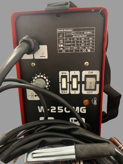 Soldador hilo continuo WÜRZBURG GERMANY sin gas MIG con accesorios