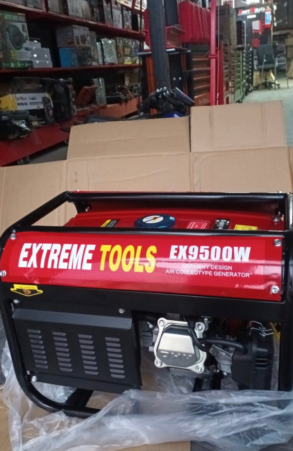 Gerador de energia a gasolina Extreme Tools Germany 9500W com motor a quatro tempos
