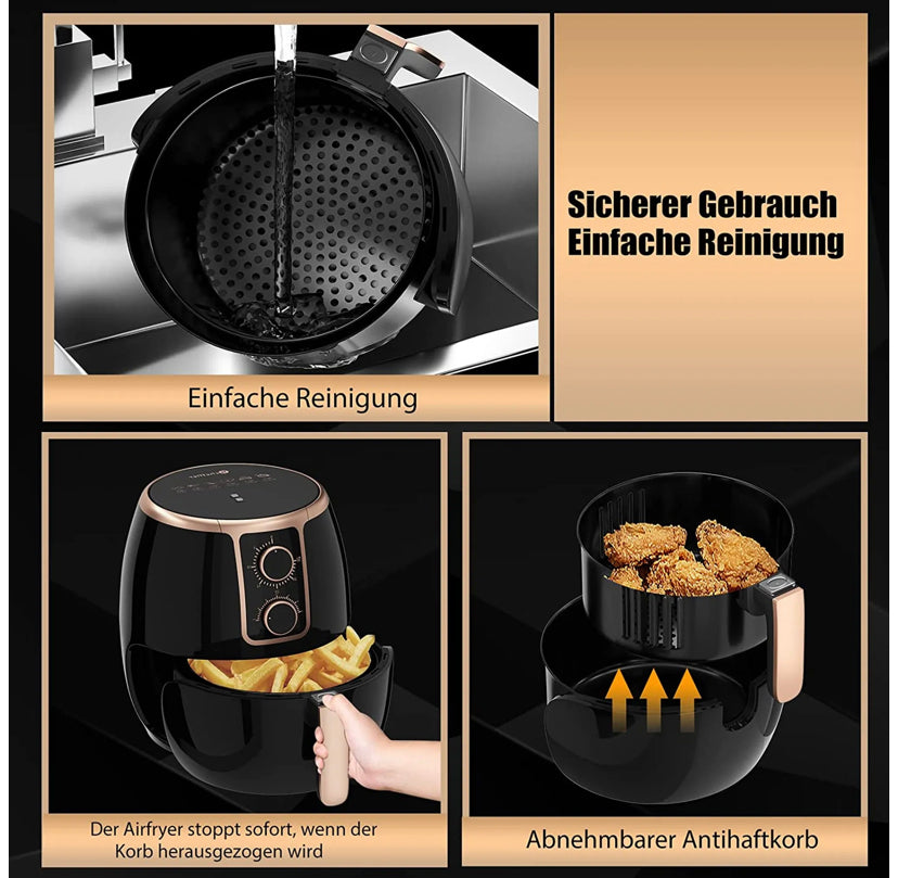 Fritadeira sem óleo 3,7Litros 1500W