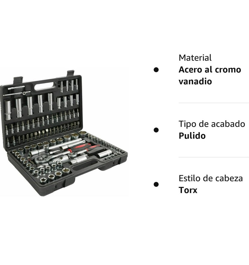Conjunto de chaves de catraca Extreme Tools ideal para bricolage, reparações ou trabalhos mecânicos
